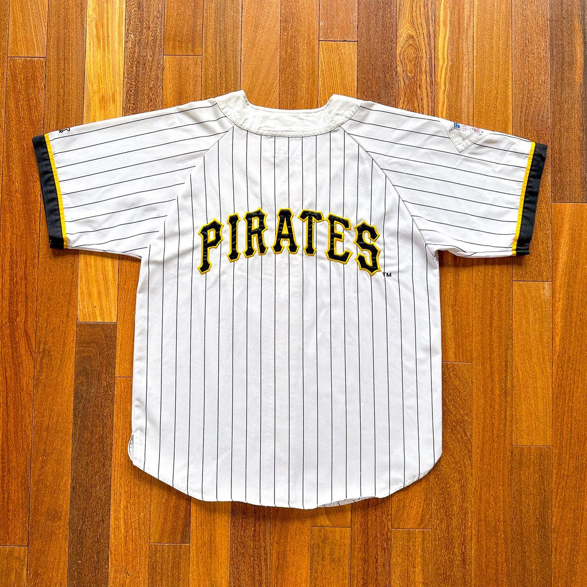 Maillot à fines rayures vintage Starter Pirates de Pittsburgh (L Maillot à fines rayures vintage Starter Pirates de Pittsburgh (L