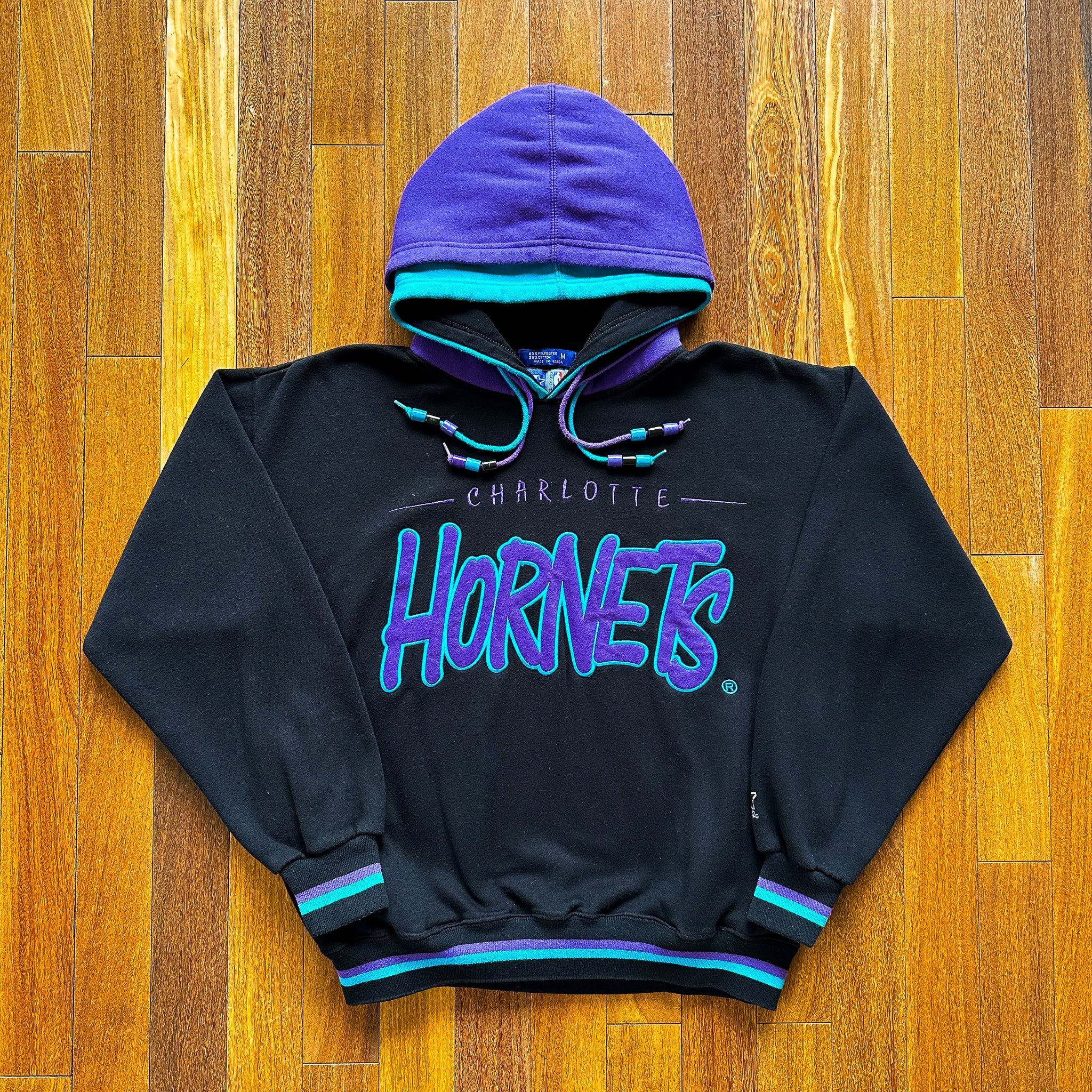 STARTER NBA CHARLOTTE HORNETS 中綿 黒 mens-starter-black-charlotte-